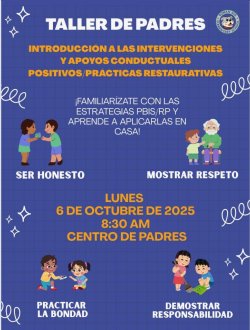PBIS flyer in Spanish