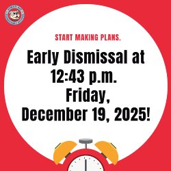 Early Dismissal notice in English