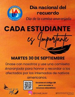 National Day of Remembrance flyer in Spanish