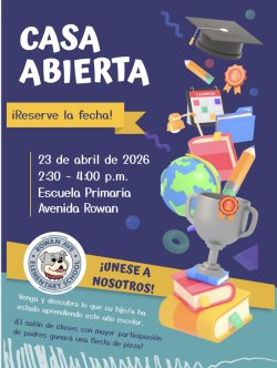 Open House flyer in Spanish